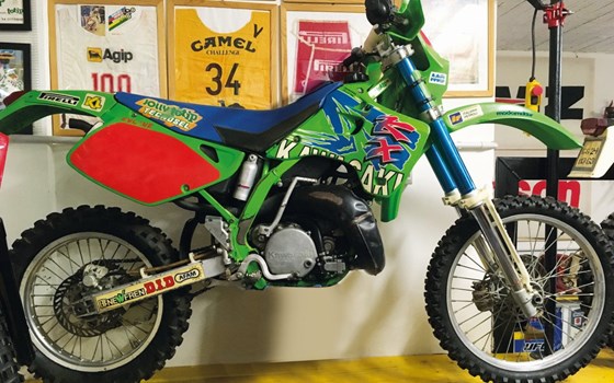 Dekorsatz Tecnosel Kawasaki KX 125/250 1992-93 Jolly Totip ohne Sitzbankbezug - Bild 1