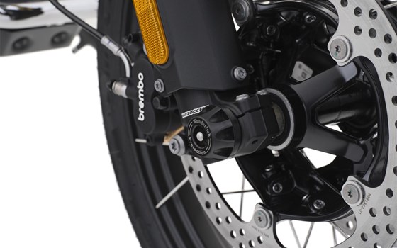 Achs-Schutzpads DOUBLESHOCK R 12 - schwarz - vorne - Bild 1