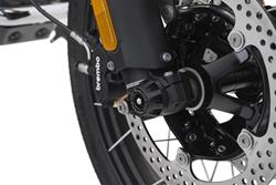 Achs-Schutzpads DOUBLESHOCK R 12 - schwarz - vorne
