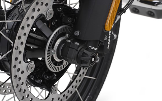 Achs-Schutzpads DOUBLESHOCK R 12 - schwarz - vorne - Bild 2