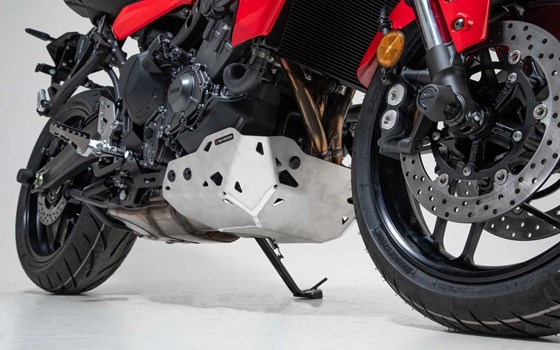 Motorschutz. Silbern. Yamaha Tracer 9 / GT (20-) / GT+ (22-). - Bild 1