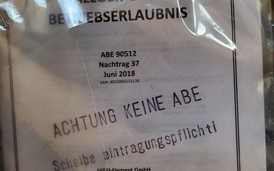 Neue Verkleidungsscheibe für Ducati 900 SS (1995  1997) von MRA, rauchgrau, Originalform, ABE 90512, OVP, Versand gegen Aufpreis möglich, 70,- € - Bild 5