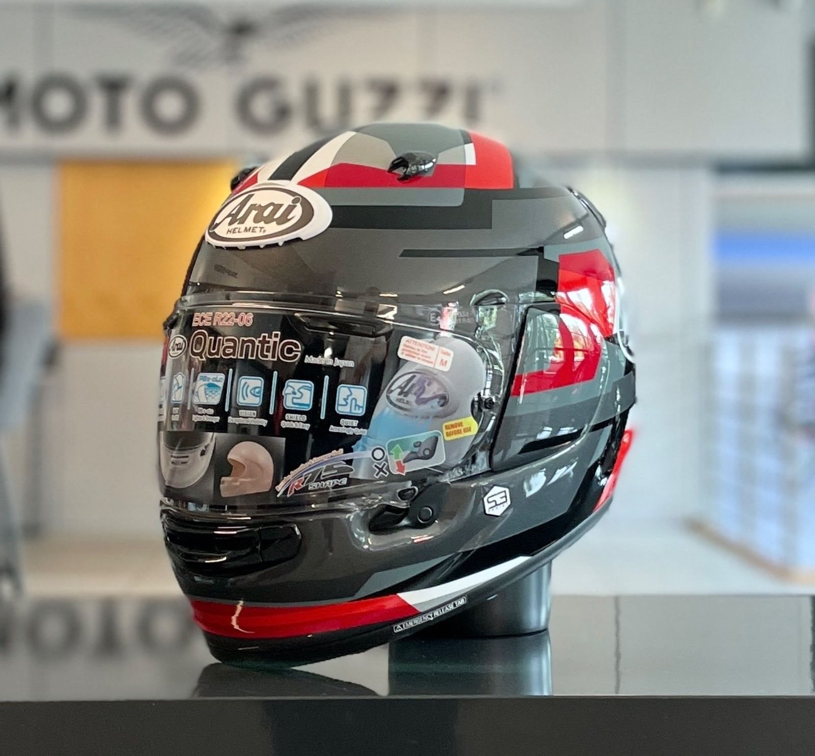 Arai Quantic Abstract Red Abstract Red