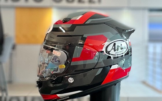 Arai Quantic Abstract Red - Bild 4