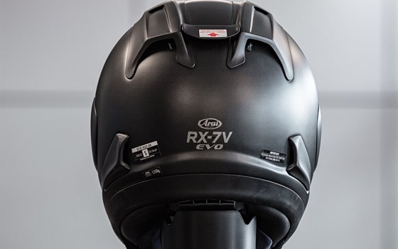 Arai RX-7V Evo Frost Black - Bild 5