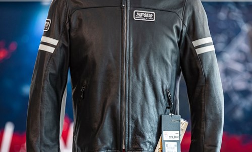 SPIDI Vintage Herren Motorrad-Lederjacke