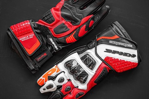 Marke: Spidi Artikelname: SPIDI Carbo Track Evo Motorrad Lederhandschuhe
