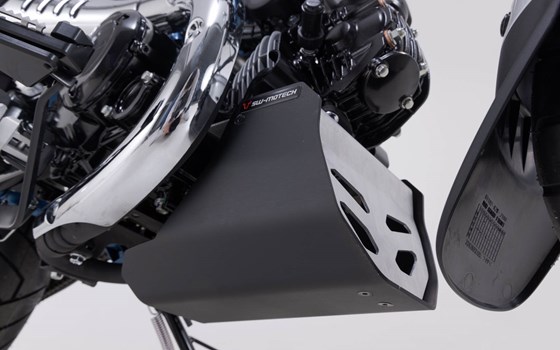 Motorschutz. Schwarz/Silbern. Honda Dax 125 (22-). - Bild 3