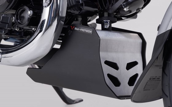 Motorschutz. Schwarz/Silbern. Honda Dax 125 (22-). - Bild 4