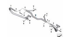 org. BMW Motorschutzbügel rechts, links und Mitte org. BMW Motorschutzbügel rechts, links und Mitte