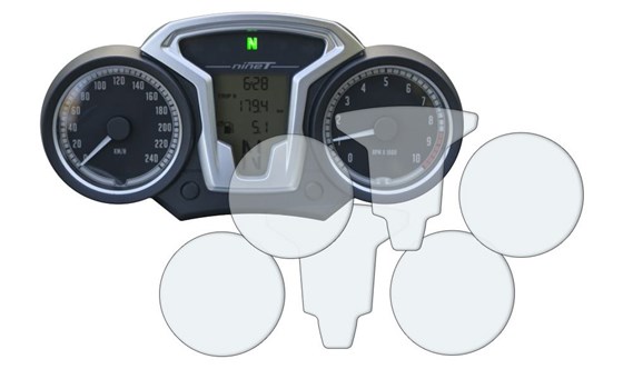 Displayschutzfolien Set R nineT (2014-2016)- transparent - Bild 1