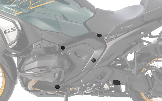 Rahmenstopfen 8-teilig R 1300 GS (Adventure) - schwarz - Satz - Bild 1