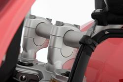 Lenkererhöhung ERGO R 12 (+R 12 nineT) - silber - 20mm