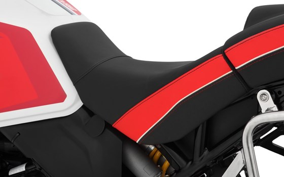 Fahrersitzbank AKTIVKOMFORT DesertX - schwarz-rot - extra hoch - Bild 3