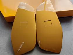 org. Honda Seitenkofferdeckel Farbeinsatz Gold org. Honda Seitenkofferdeckel Farbeinsatz Gold