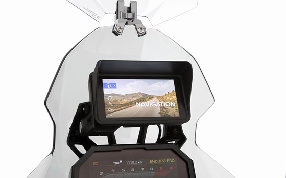 Navi-Blendschutz für BMW Navigator ConnectedRide - schwarz - Bild 3