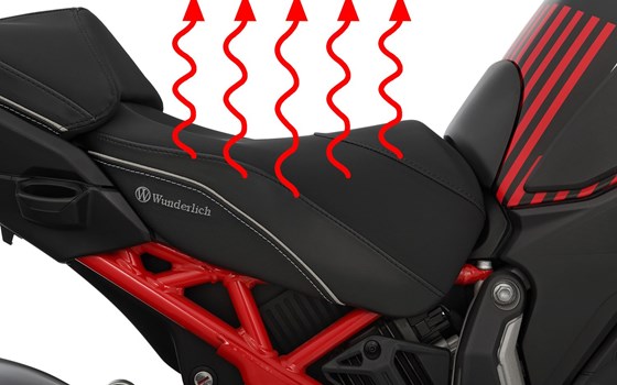 Fahrersitzbank AKTIVKOMFORT mit Sitzheizung Multistrada V4 - schwarz - Standard - Bild 1