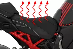 Fahrersitzbank AKTIVKOMFORT mit Sitzheizung Multistrada V4 - schwarz - Standard Fahrersitzbank AKTIVKOMFORT mit Sitzheizung Multistrada V4 - schwarz - Standard