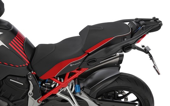 Fahrersitzbank AKTIVKOMFORT mit Sitzheizung Multistrada V4 - schwarz-rot - Standard - Bild 2