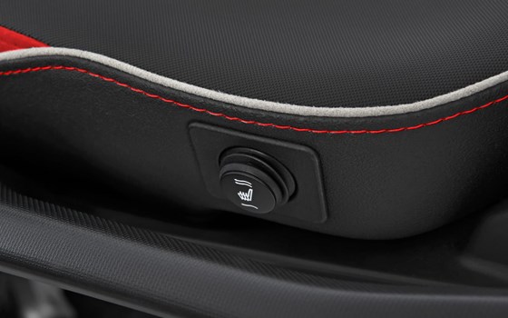 Beifahrersitzbank AKTIVKOMFORT mit Sitzheizung Multistrada - schwarz-rot - Bild 3