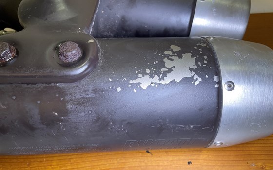 Ducati Hypermotard 1100 EVO SP 2010 Endtopf Auspuff Abgasanlage - Bild 8