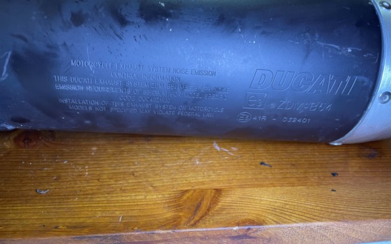 Ducati Hypermotard 1100 EVO SP 2010 Endtopf Auspuff Abgasanlage - Bild 9