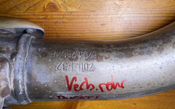 Ducati Hypermotard 1100 EVO SP 2010 Verbindungsrohr Krümmer - Bild 4