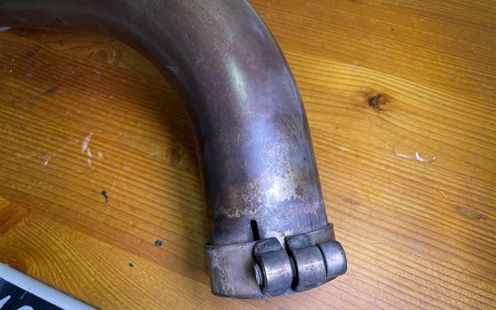 Ducati Hypermotard 1100 EVO SP 2010 Verbindungsrohr Krümmer - Bild 6