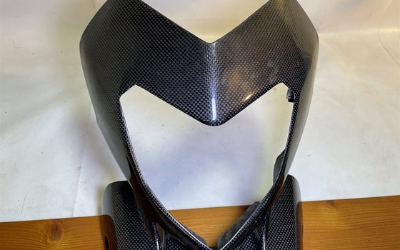 Ducati Hypermotard 1100 EVO SP 2010 Carbon Frontverkleidung Maske - Bild 16