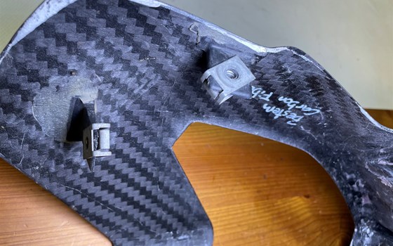 Ducati Hypermotard 1100 EVO SP 2010 Carbon Frontverkleidung Maske - Bild 7