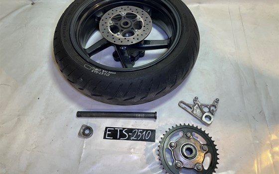 Aprilia RSV 1000 Tuono RP 2003 Hinterrad Felge hinten Achse - Bild 1 Aprilia RSV 1000 Tuono RP 2003 Hinterrad Felge hinten Achse - Bild 1