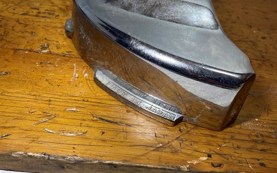 Yamaha XVS 650 Dragstar 4VR Ritzelabdeckung Deckel Motor - Bild 3