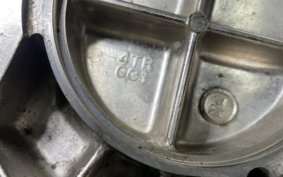 Yamaha XVS 650 Dragstar 4VR Ritzelabdeckung Deckel Motor - Bild 8