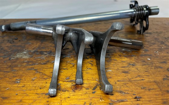 Honda XL 1000 Varadero SD02 Schaltung Schaltwelle Trommel Klauen - Bild 9