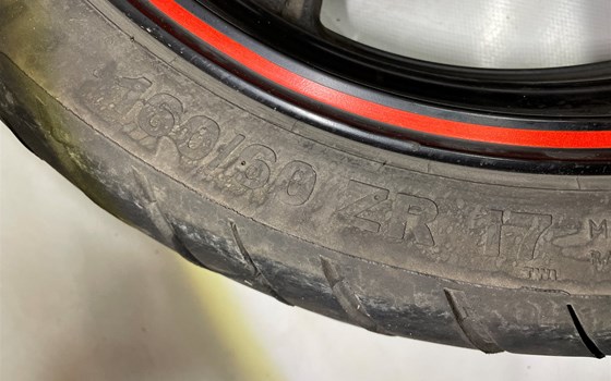 Kawasaki Versys 650 KLE LE650A Hinterrad Felge hinten Reifen - Bild 4