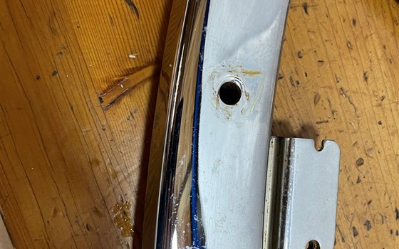 Yamaha XVS 650 Dragstar 4VR Halterung Kotflügel hinten Fender - Bild 3