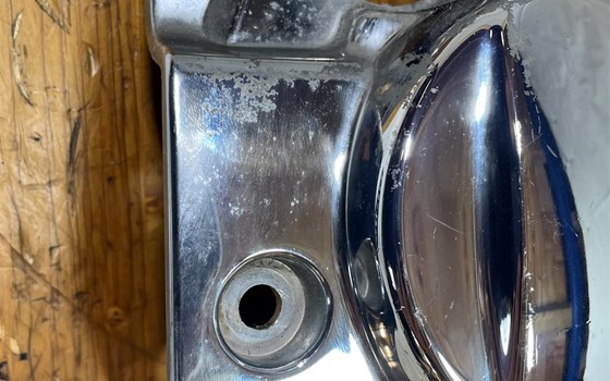 Yamaha XVS 650 Dragstar 4VR Motordeckel rechts Blende Abdeckung - Bild 5