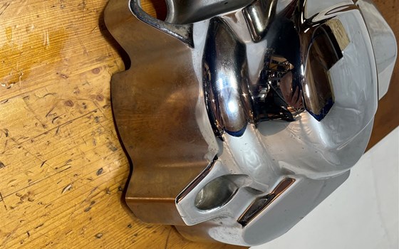 Yamaha XVS 650 Dragstar 4VR Motordeckel rechts Blende Abdeckung - Bild 6