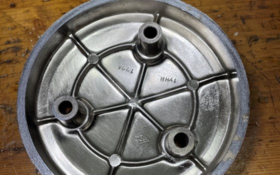 Yamaha XVS 650 Dragstar 4VR Deckel von Ölfilterdeckel - Bild 4