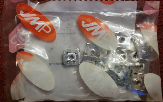 1 Satz neuer Blechmuttern/Schnappmutter von JMP, M4, 10 Stück, OVP, JM 7750186, Versand gegen Aufpreis möglich - Bild 1