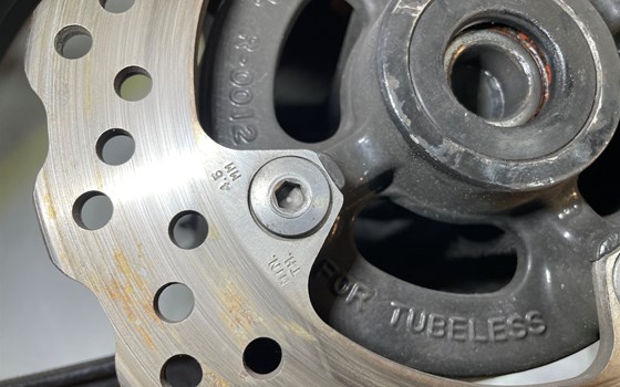 Kawasaki ZX-10R Ninja 06-07 Hinterrad Felge hinten Bremsscheibe - Bild 16