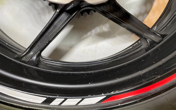 Kawasaki ZX-10R Ninja 06-07 Hinterrad Felge hinten Bremsscheibe - Bild 7