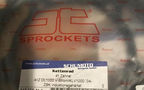 Kettensatz Suzuki DL 1000 Bj.2002 - Bild 2 Kettensatz Suzuki DL 1000 Bj.2002 - Bild 2