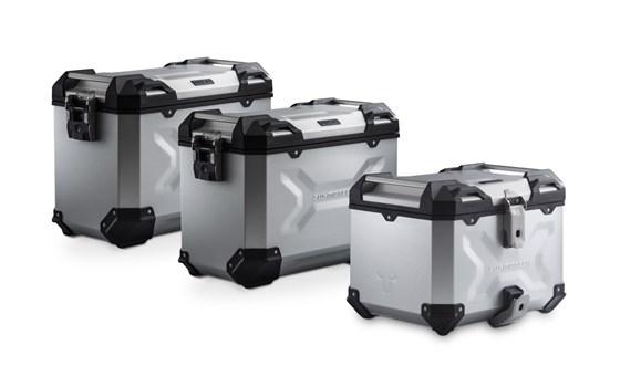 Adventure Set TRAX ADV. Silbern. R 1300 GS Adv (24-). BMW Topcase Halter. - Bild 1