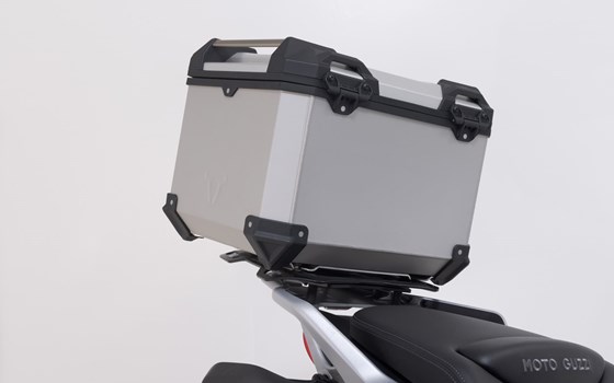 TRAX ADV Topcase-System. Silbern. Moto Guzzi V85 TT (24-). - Bild 5