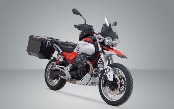 TRAX ADV Alukoffer-System. Schwarz. 37/45 l. Moto Guzzi V85 TT/ Strada (24-). - Bild 2