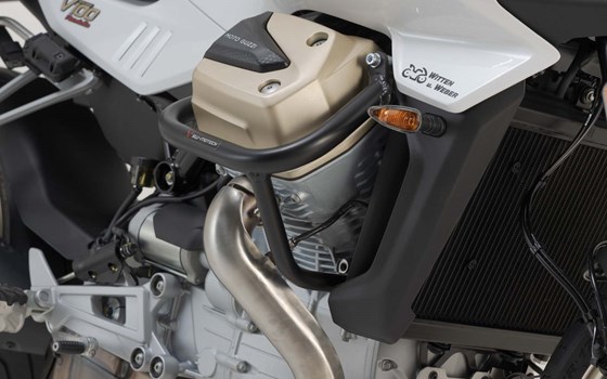 Sturzbügel. Schwarz. Moto Guzzi V100 Mandello/S, Stelvio. - Bild 1