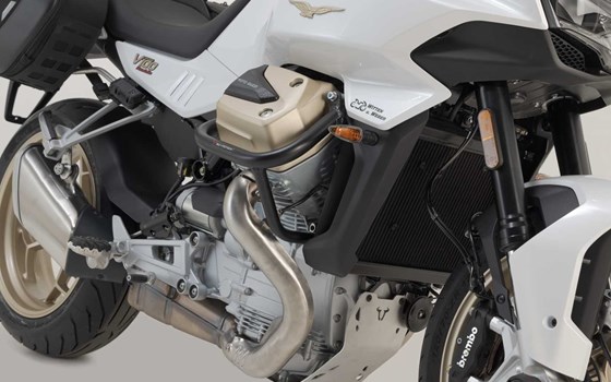 Sturzbügel. Schwarz. Moto Guzzi V100 Mandello/S, Stelvio. - Bild 2