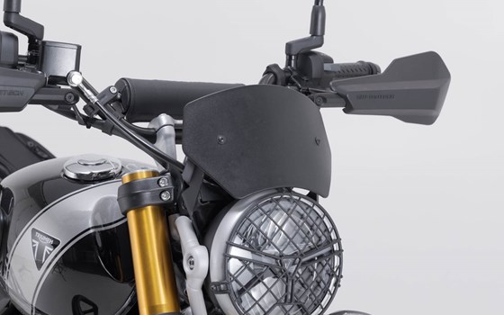Windschild. Schwarz. Triumph Scrambler 400 X (23-). - Bild 1