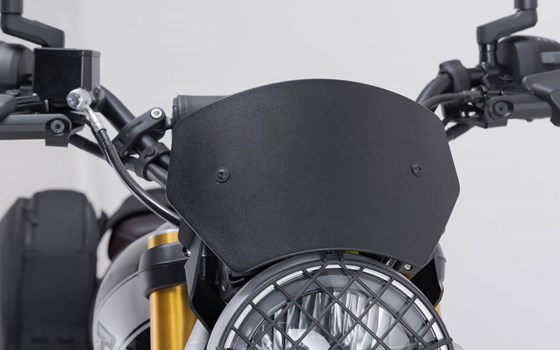 Windschild. Schwarz. Triumph Scrambler 400 X (23-). - Bild 4